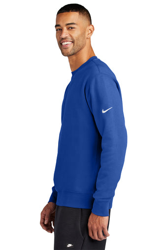 Fremont Basketball Nike Club Fleece Sleeve Swoosh Crew