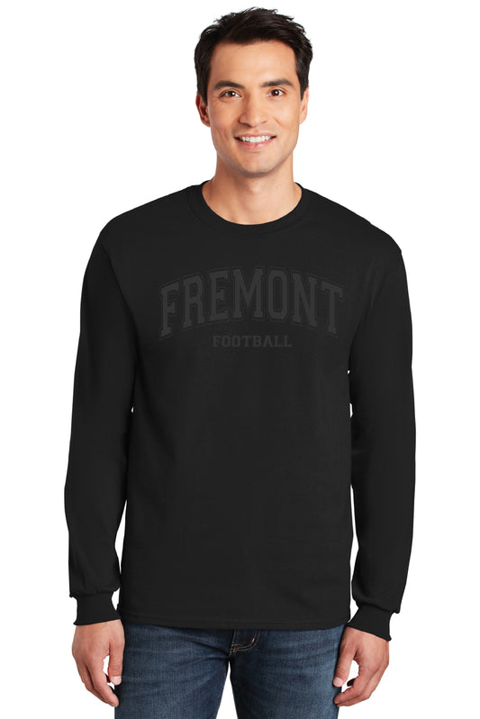 Fremont Football Family - Black Out Long Sleeve Shirt