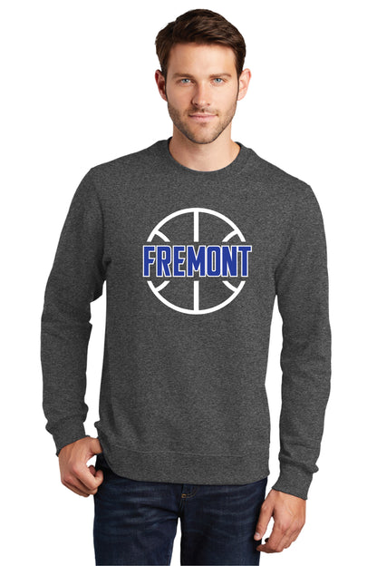 Fremont Basketball Port & Company® Fan Favorite™ Fleece Crewneck Sweatshirt