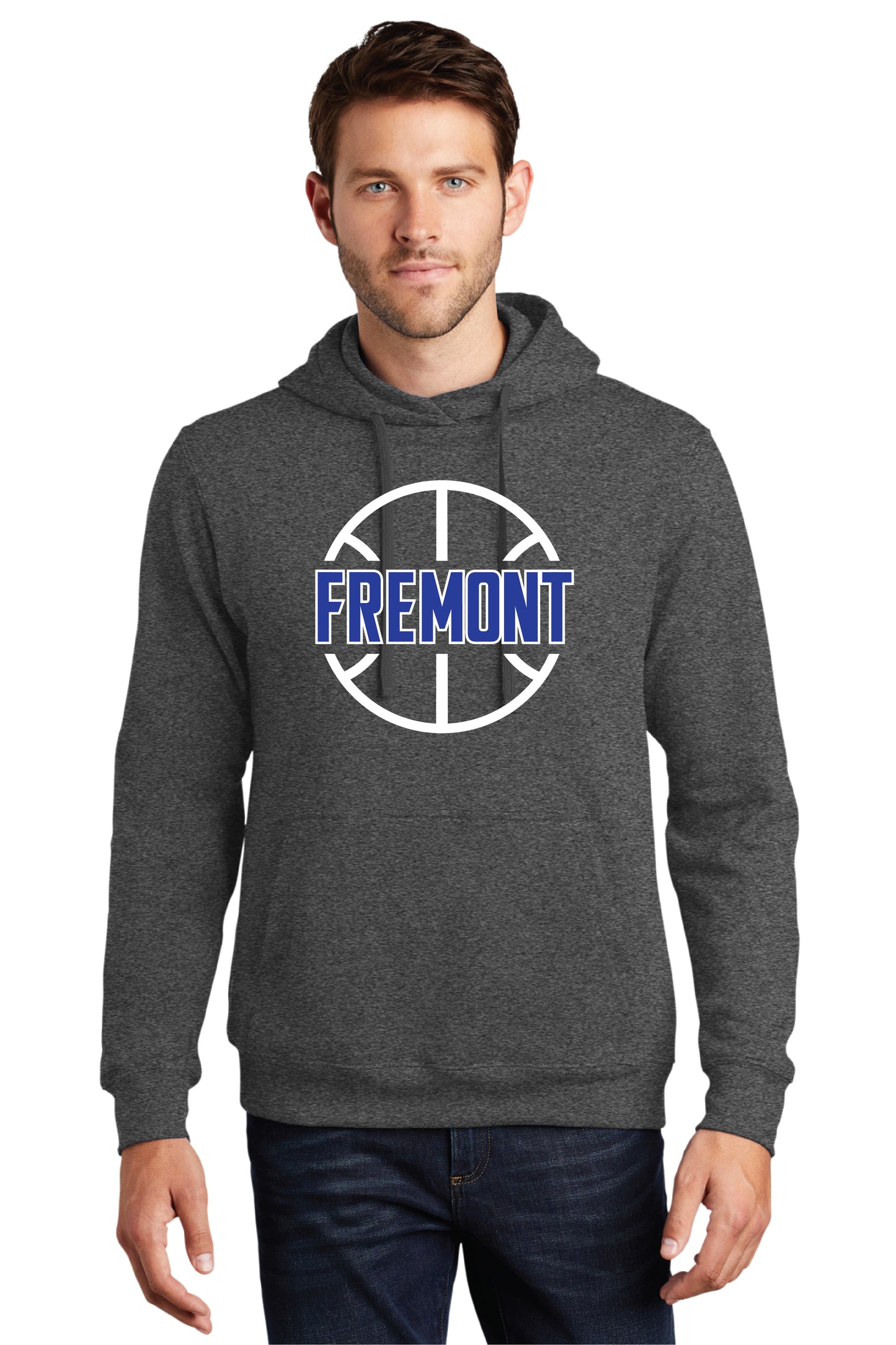 Fremont Basketball Port & Company® Fan Favorite™ Fleece Pullover Hooded Sweatshirt