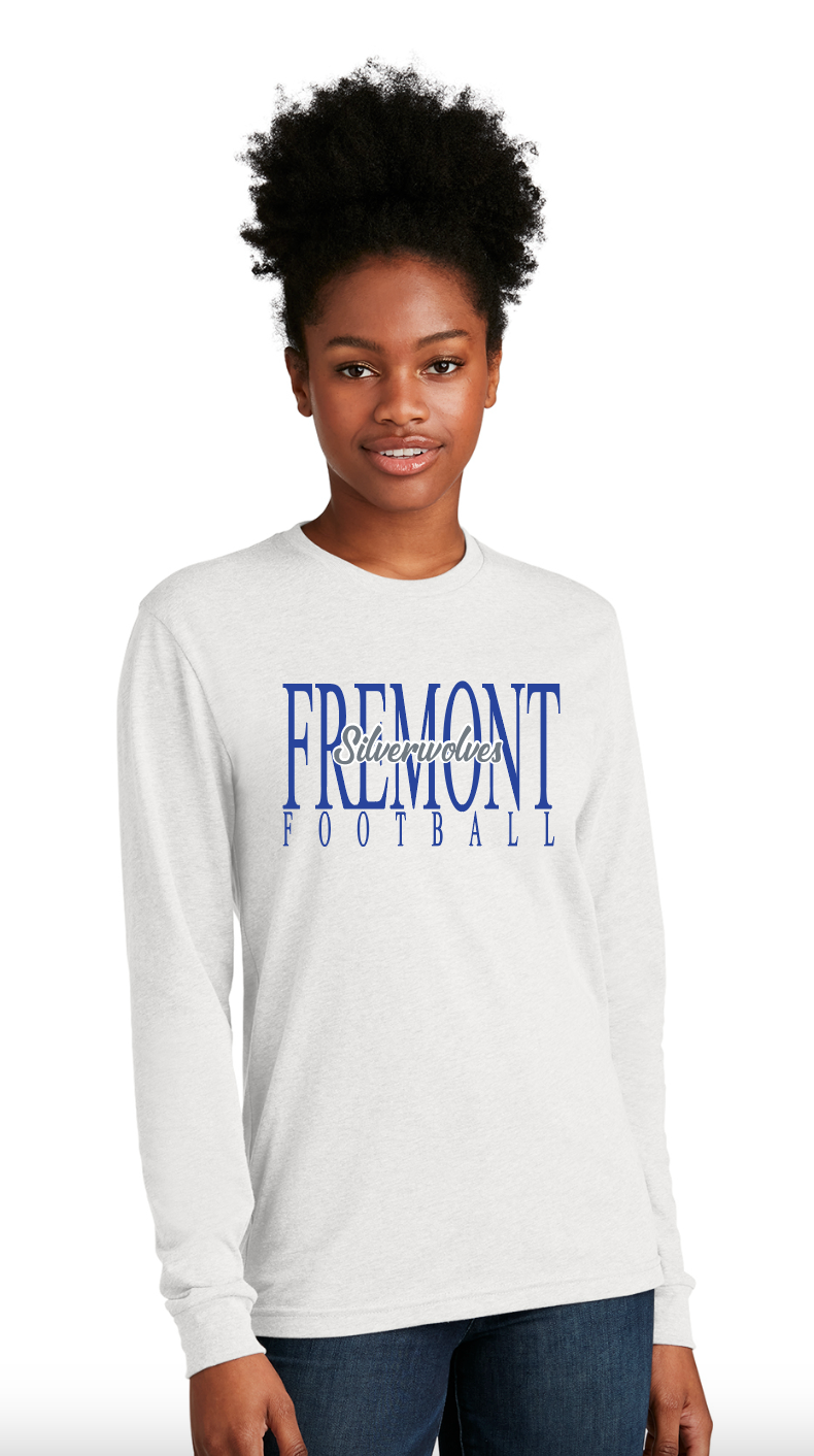 Fremont Football Next Level Long Sleeve White Out Tee