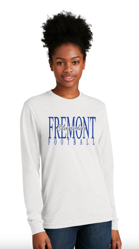 Fremont Football Next Level Long Sleeve White Out Tee