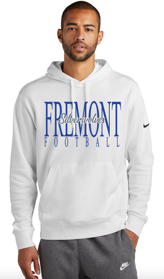 Fremont Football Nike Hoodie White Out
